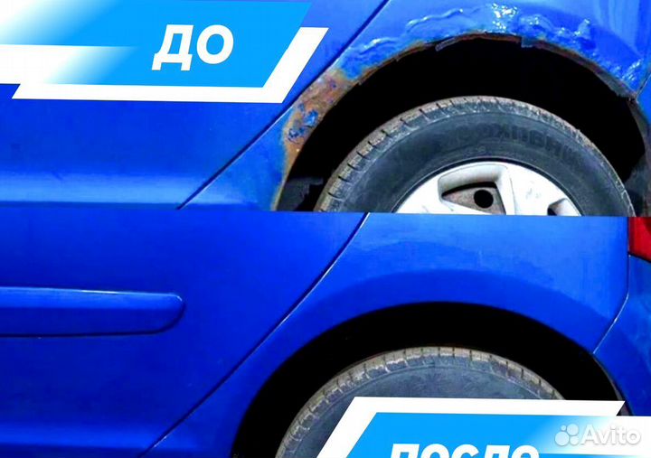 Ремонтная арка Ford Focus 2 седан
