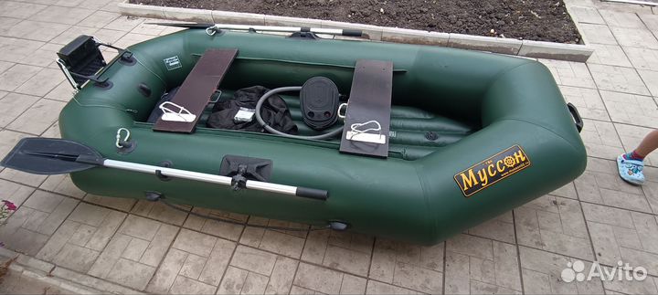 Лодка пвх 260 с надувным дном и транцем