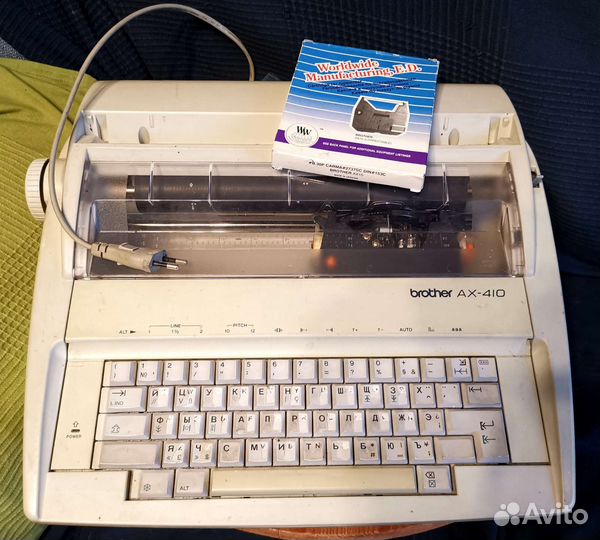 Электрическая пишушая машинка Brother AX-410