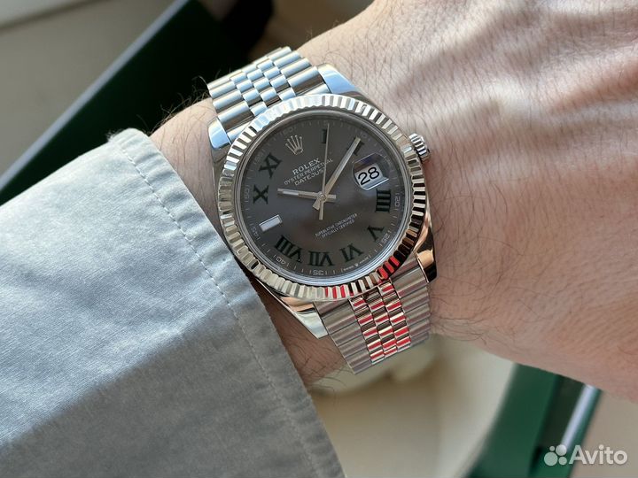 Rolex Datejust Wimbledon Dial Jubilee 41mm