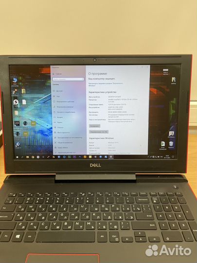 Ноутбук dell G5 5587 i7/32/4/512+1024гб