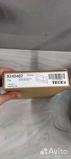 Кнопка tece 9240407 ченый мат