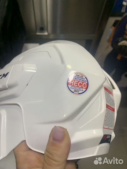 Хоккейный шлем белый CCM