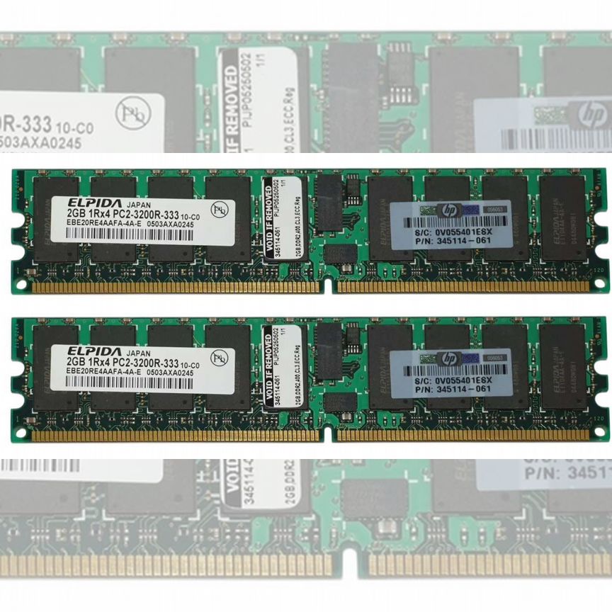 [343057-B21] Оперативная Память Hp Ddr2 4gb 343057-B21