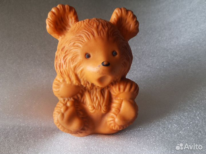 Резиновая игрушка медведь СССР