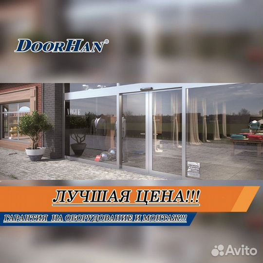 Автоматические раздвижные двери