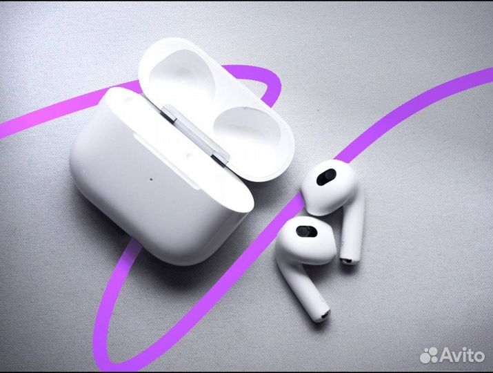 Наушники AirPods 3 FCO+гироскоп чип Hulian 247B