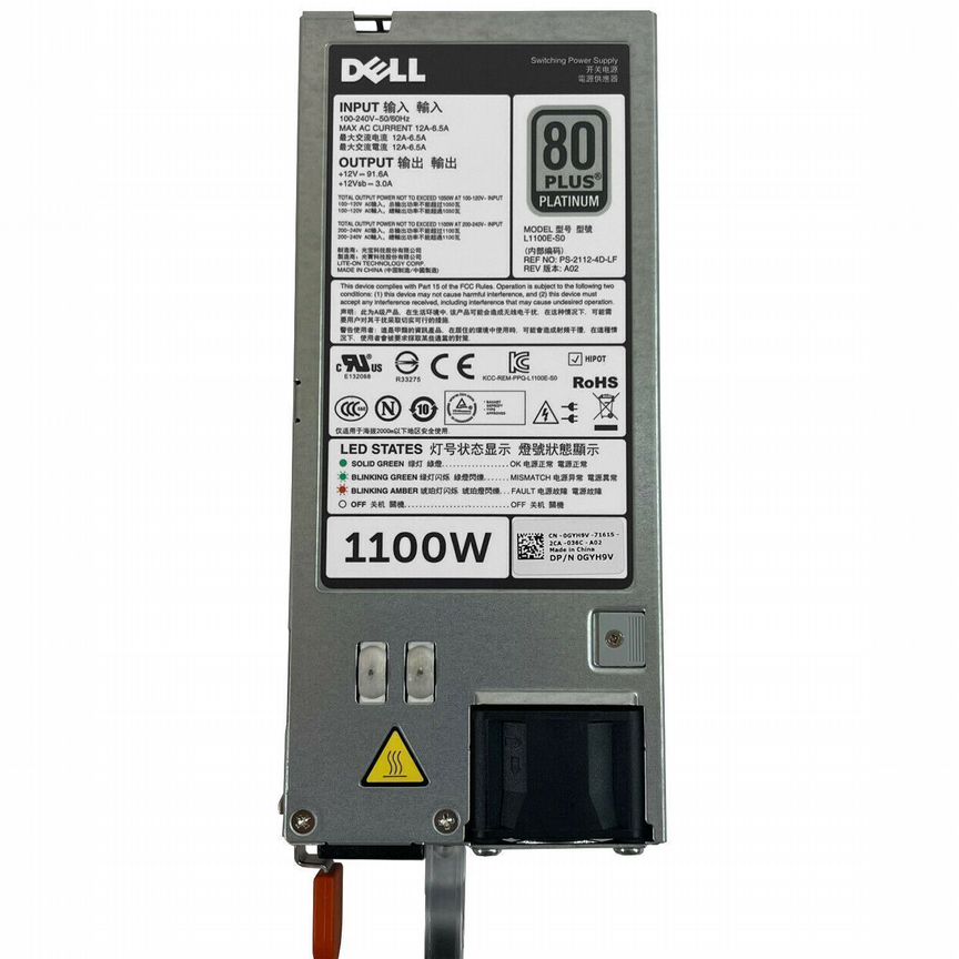 [L1100E-S0] Резервный Блок Питания Dell 1100w L1100e-S0