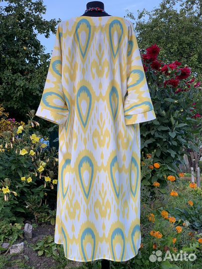 Халат наумлка абая креп большой размер