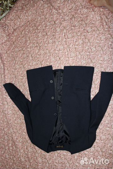 Пиджак в школу темно-синий