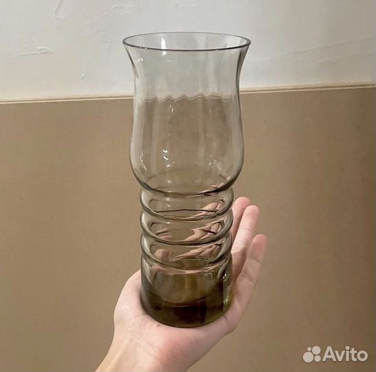 Ваза тонированное стекло