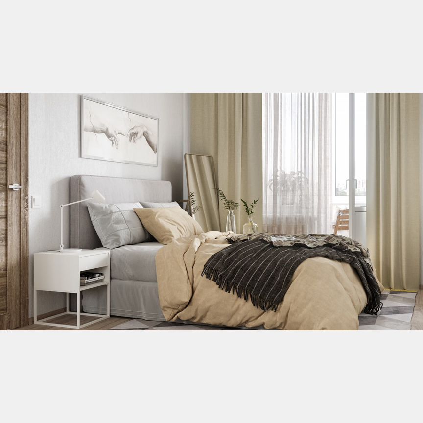 2-к. квартира, 55,4 м², 20/27 эт.
