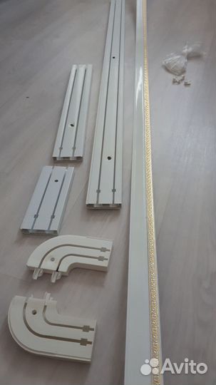 Карниз (гардина) потолочный двухрядный с блендой