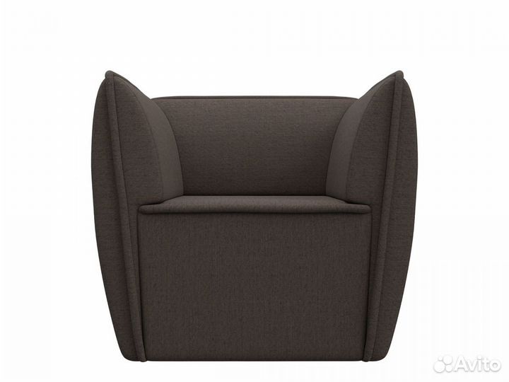 Кресло Бергамо, рогожка, амур коричневый. Москва