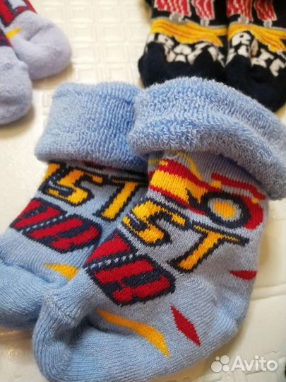 Носки теплые для новорождённых