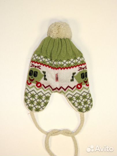 Шапка зимняя флис новая р.40-42