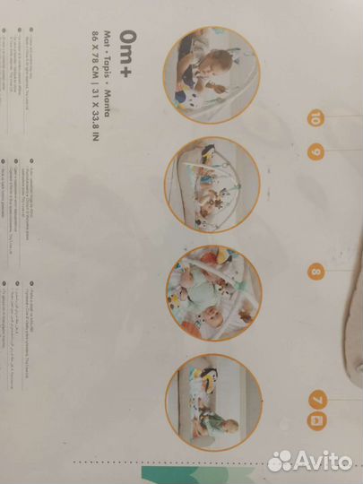 Развивающий коврик tiny love