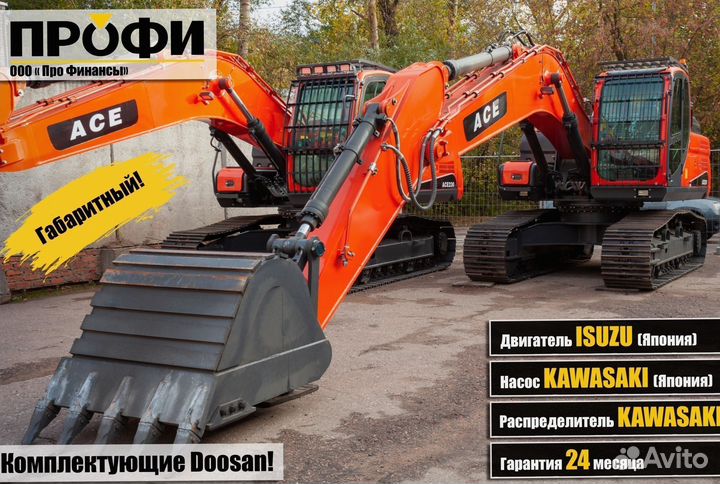 Гусеничный экскаватор ACE (Asian Construction Equipment Group Co., Ltd.) 230, 2024