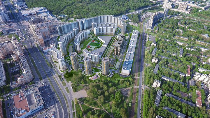 2-к. квартира, 64,4 м², 2/25 эт.