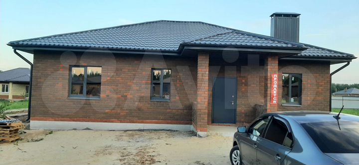 Коттедж 128 м² на участке 8 сот.