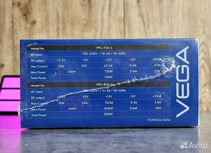 Блок питания 850w Chieftec Vega PPG-850-S