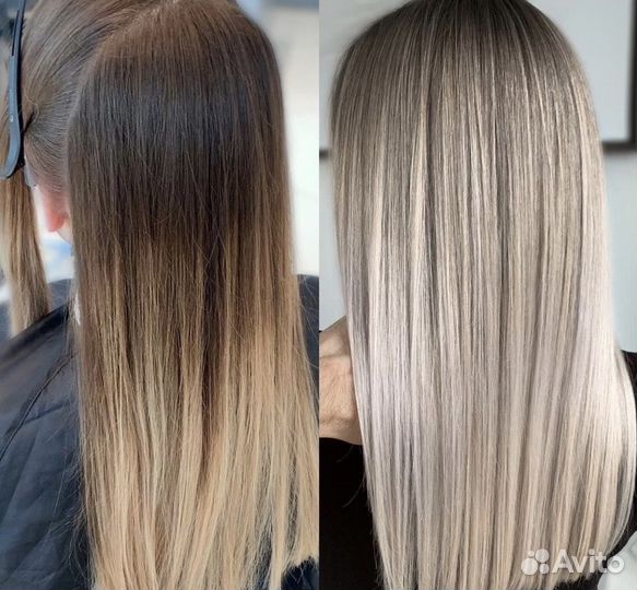 Сложное окрашивание выход из черного