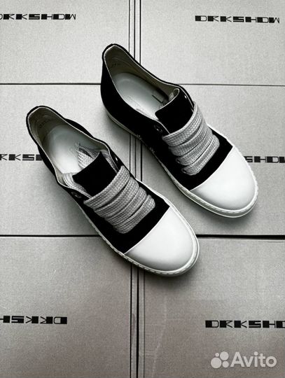 Кеды мужские Rick Owens Drkshdw Low Jumbo Lace