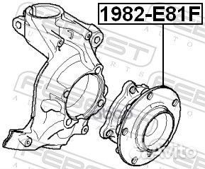 Ступица с подшипником BMW E81/E87/E90 пер