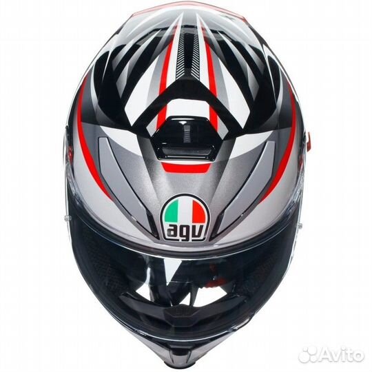 Мотошлем AGV K-5 S Multi Plasma White/Black/Red