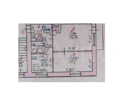 Аукцион: 2-к. квартира, 41,3 м², 5/5 эт.