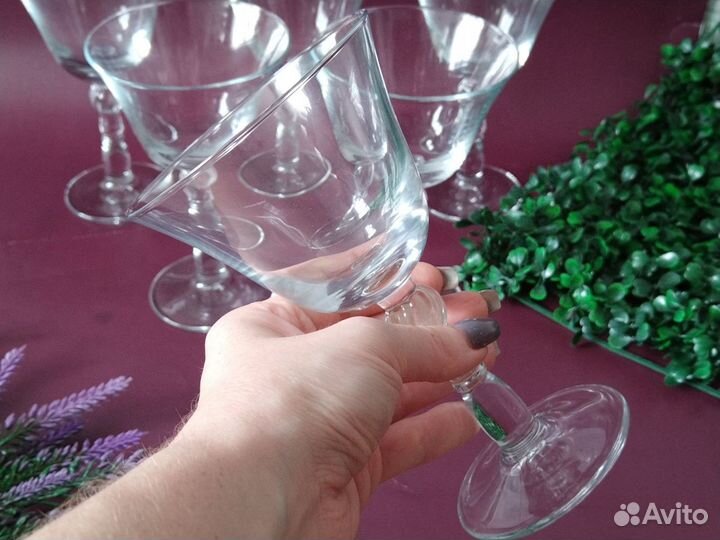 Новые бокалы для вина Стеклянная посуда Рюмки