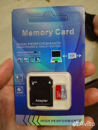 Карта памяти MicroSD 128