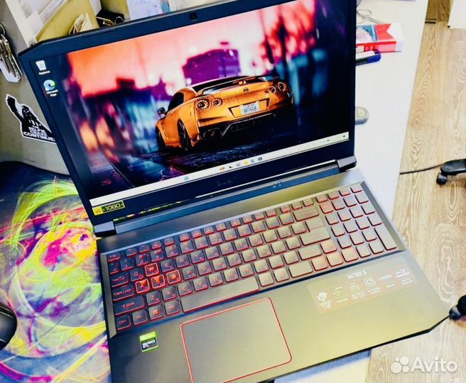 Игровой ноутбук Acer Nitro5 Ryzen5-4600H /GTX1650