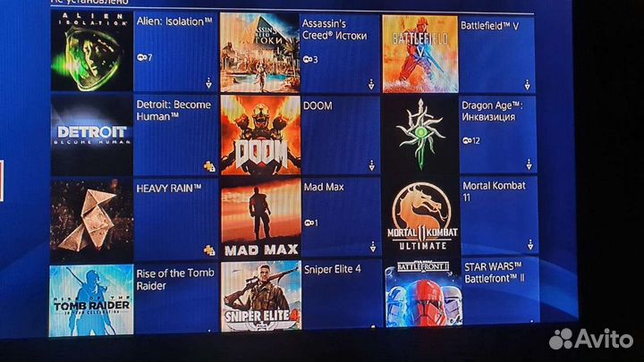 Sony ps4 1т + игры