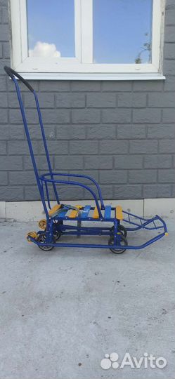 Санки Тимка 5 универсал с большими колесами