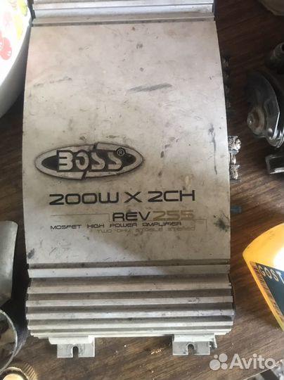 Усилитель 2х канальный бу boss