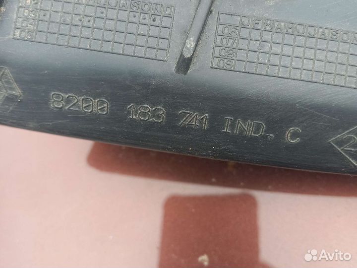 Кронштейн фар Рено Сценик 2 до рест правый