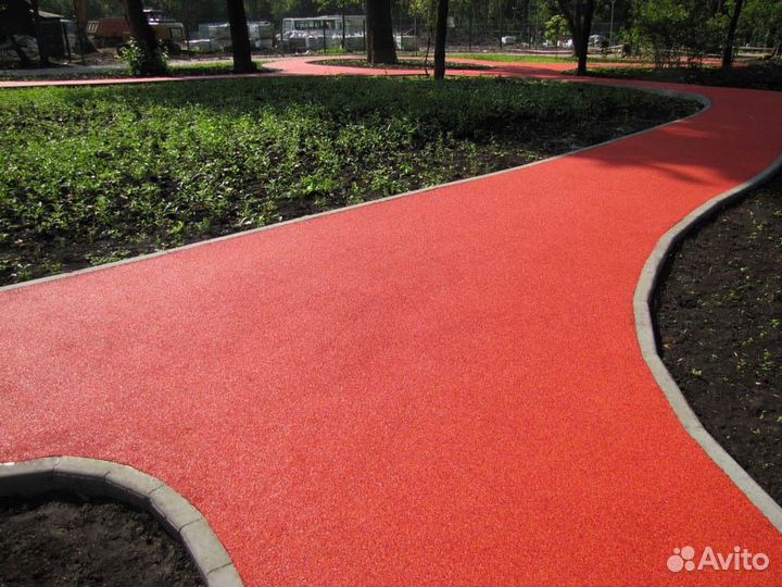 Бесшовное резиновое покрытие,плитка