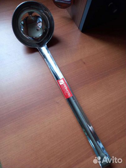 Половник, длина ручки 40см. произведено в Индии