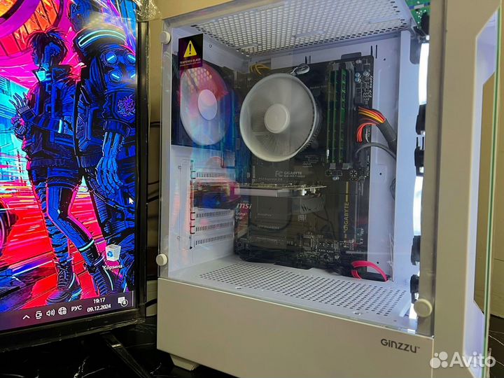 Игровой компьютер i3/gtx 1050ti/16ram/ssd/hdd