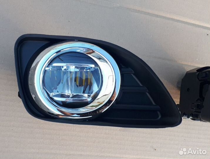 Птф led+рамки на toyota Camry v40 v45