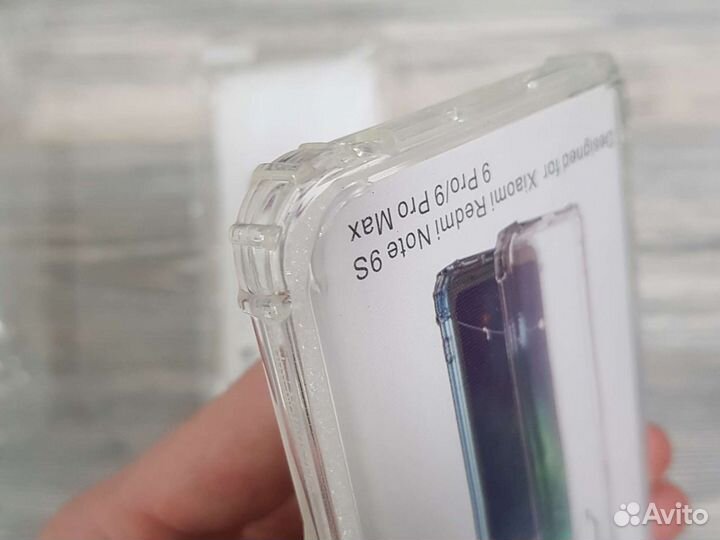 Чехол силиконовый прозрачный Redmi Note 9S, 9 Pro
