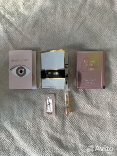 Пробники с парфюмом