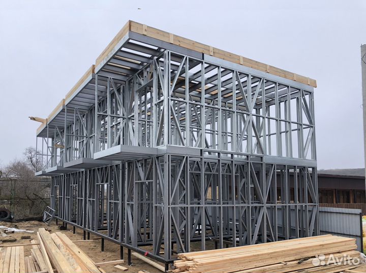 Лстк каркас лстк каркас 2-этажной гостиницы