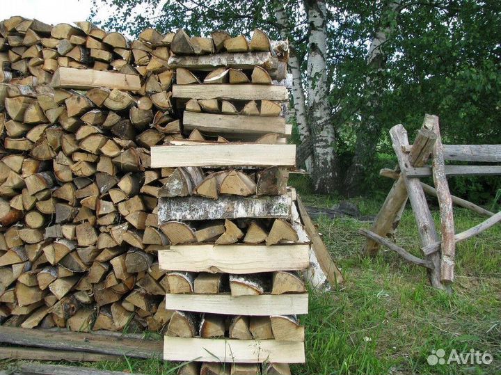 Дрова березовые колотые