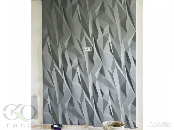 3D Гипсовые панели Скала Современный декор