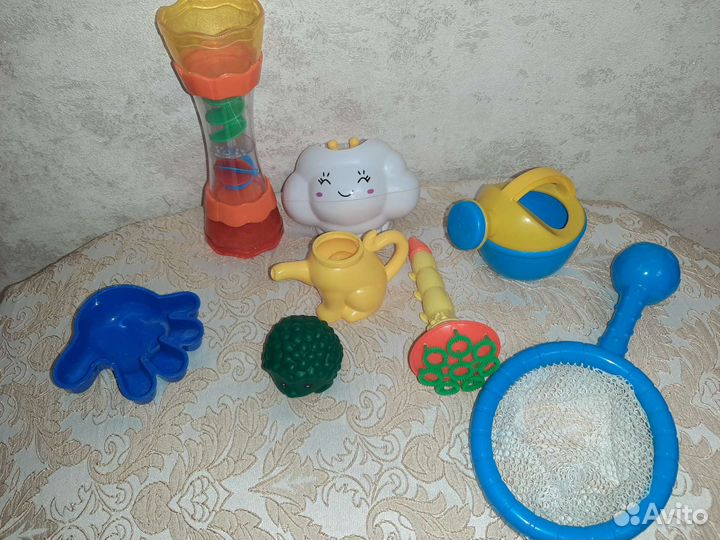 Игрушки для купания пакетом