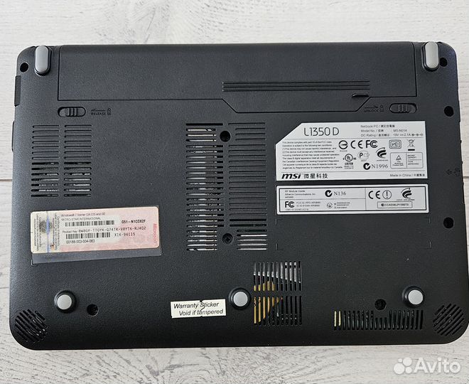 Нетбук MSI L1350D