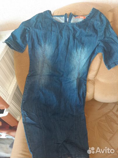 Платье джинсовое