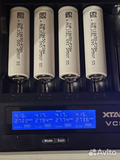 Аккумуляторы Molicel 18650 P28A 2800mah 35A